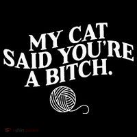 My Cat Said YouRe A Bitch Funny Cat Women's Hoodie thumb 2