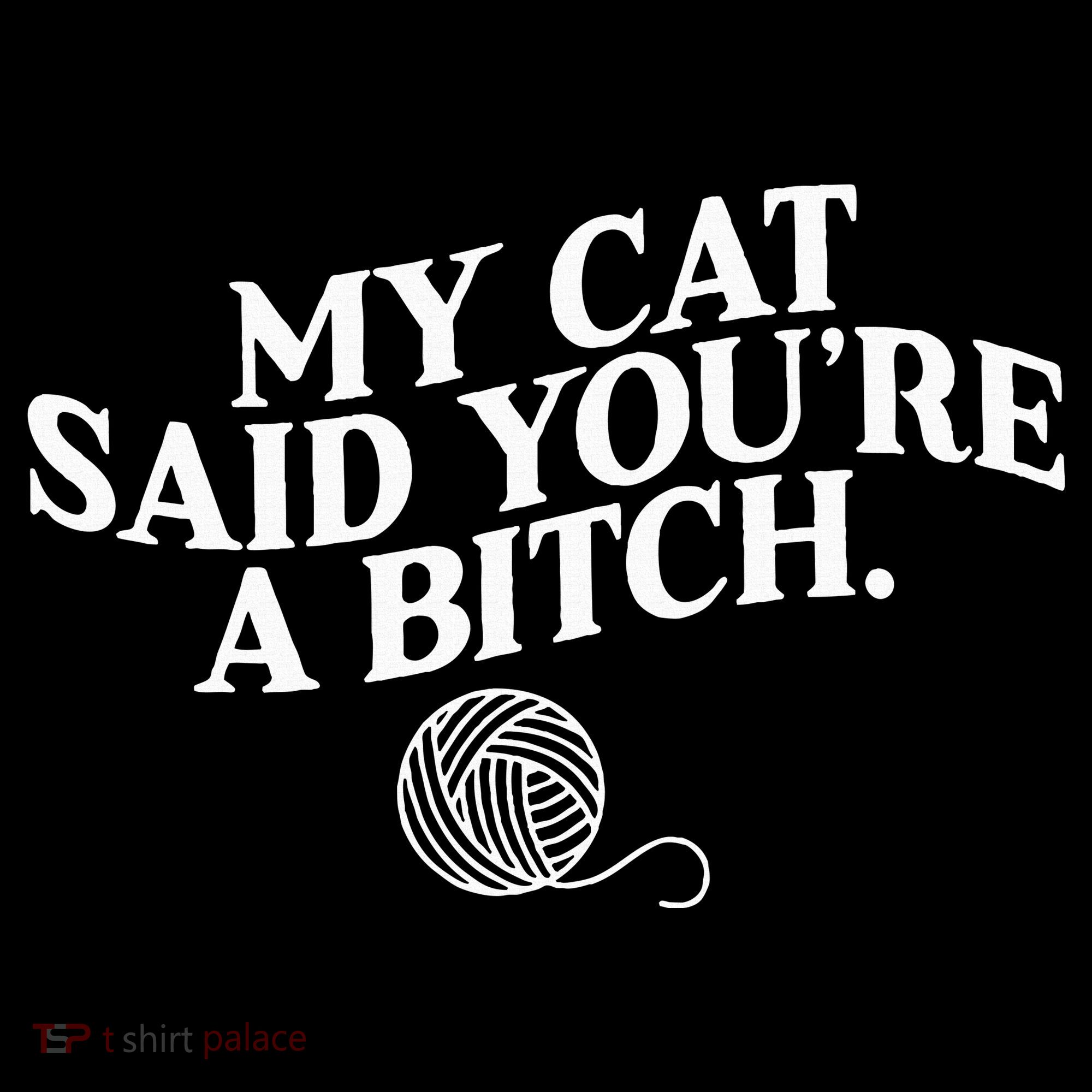 My Cat Said YouRe A Bitch Funny Cat Women's Hoodie