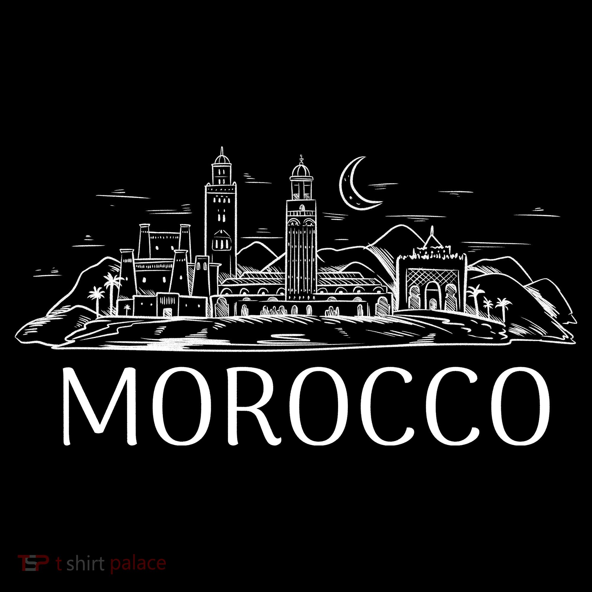 Morocco City Skyline Apron