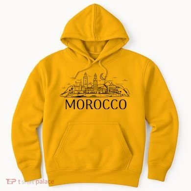 Morocco City Skyline Hoodie