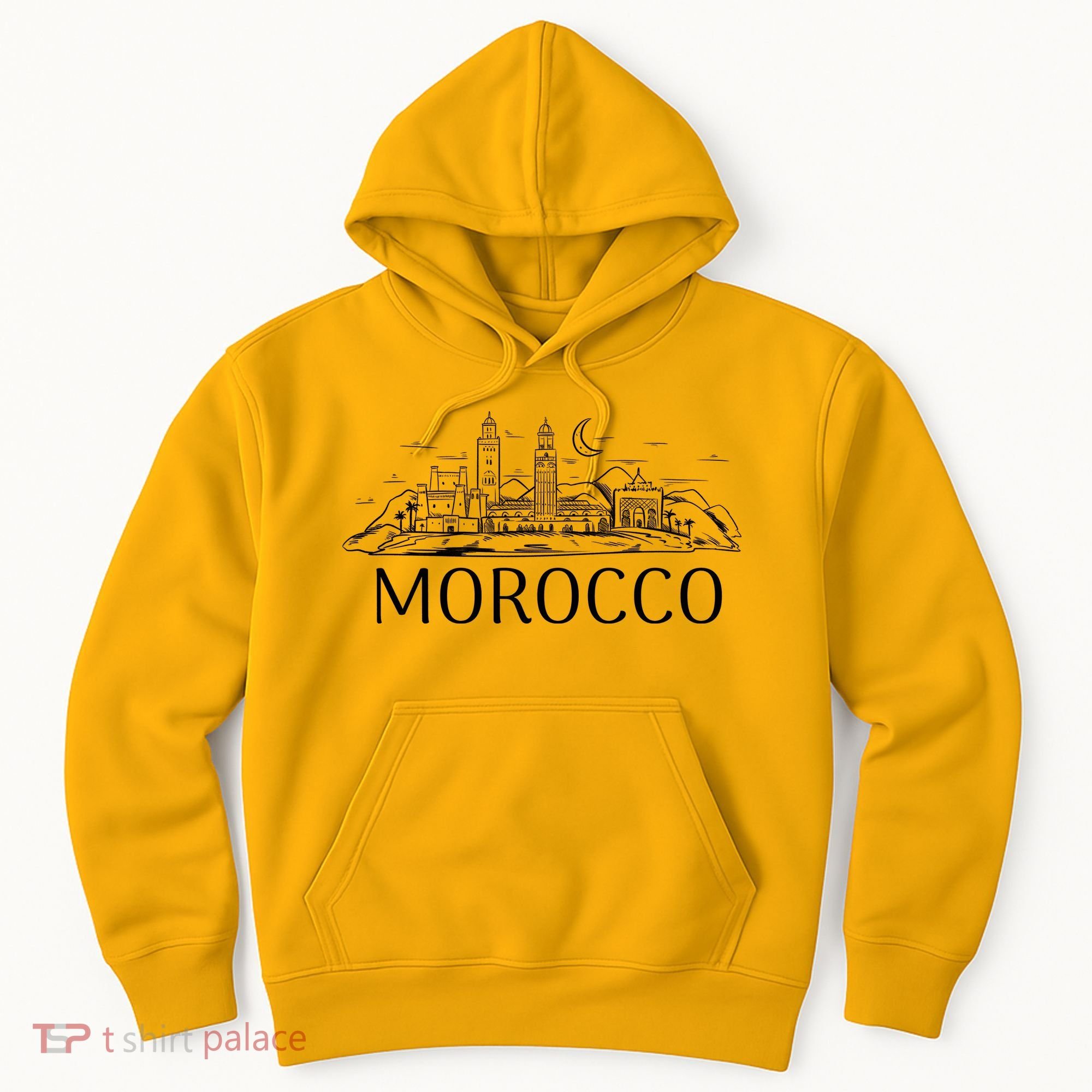 Morocco City Skyline Hoodie