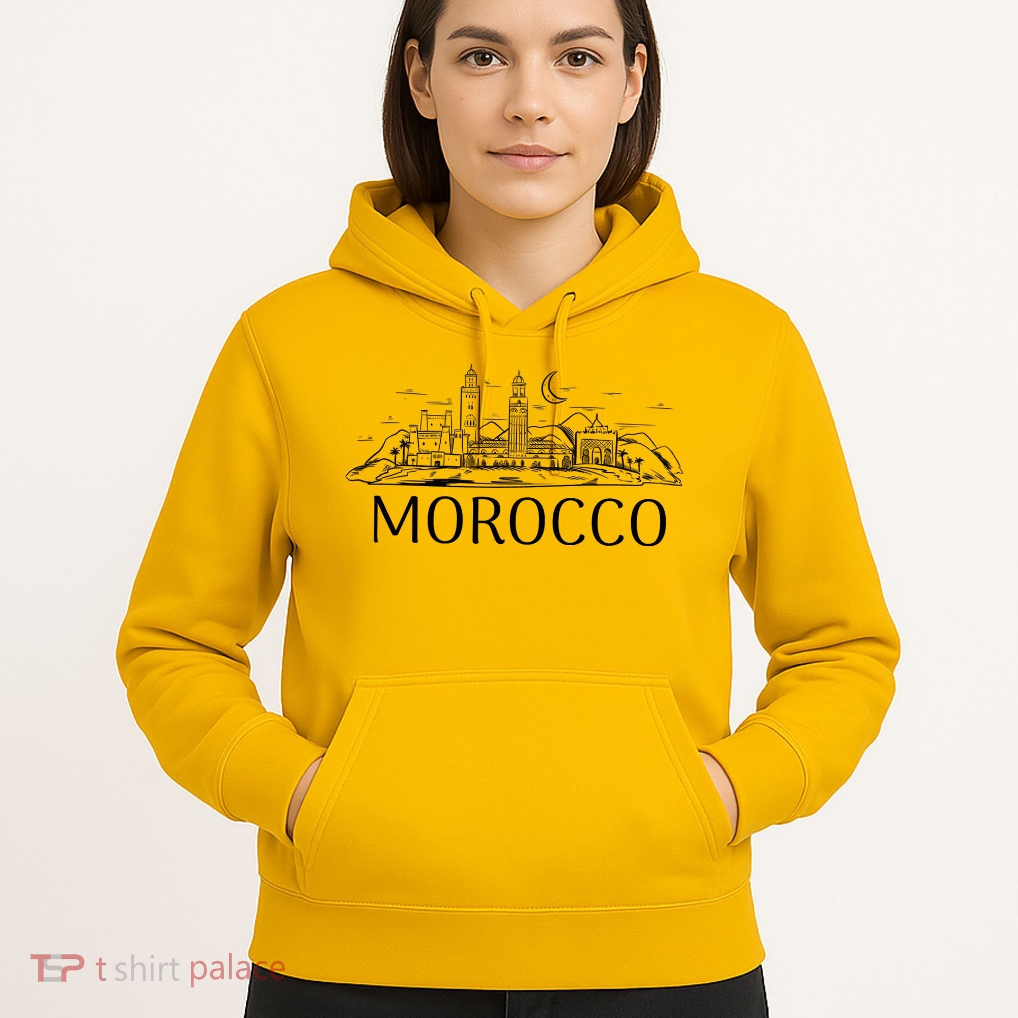 Morocco City Skyline Hoodie