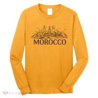 Morocco City Skyline Long Sleeve Shirt thumb 0