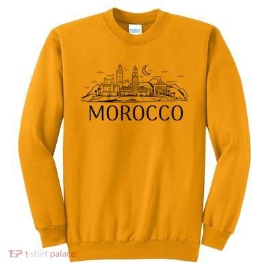 Morocco City Skyline Sweatshirt