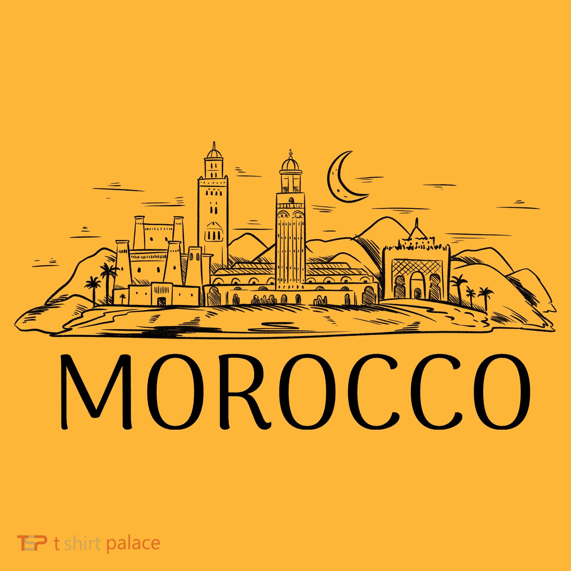 Morocco City Skyline Polo