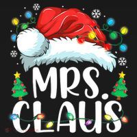 Mrs Claus Santa Lights Christmas Red Plaid Couples Pajama Baby Bodysuit thumb 2