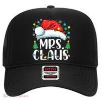 Mrs Claus Santa Lights Christmas Red Plaid Couples Pajama Hat thumb 0