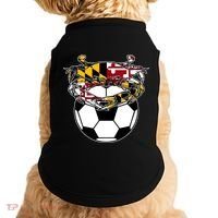 Maryland Crab State Pride Flag Gift Soccer Blue Crab Doggie Tank thumb 0