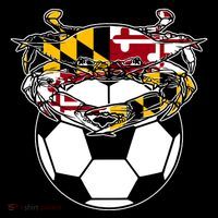 Maryland Crab State Pride Flag Gift Soccer Blue Crab Coffee Mug thumb 5