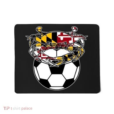 Maryland Crab State Pride Flag Gift Soccer Blue Crab Mousepad