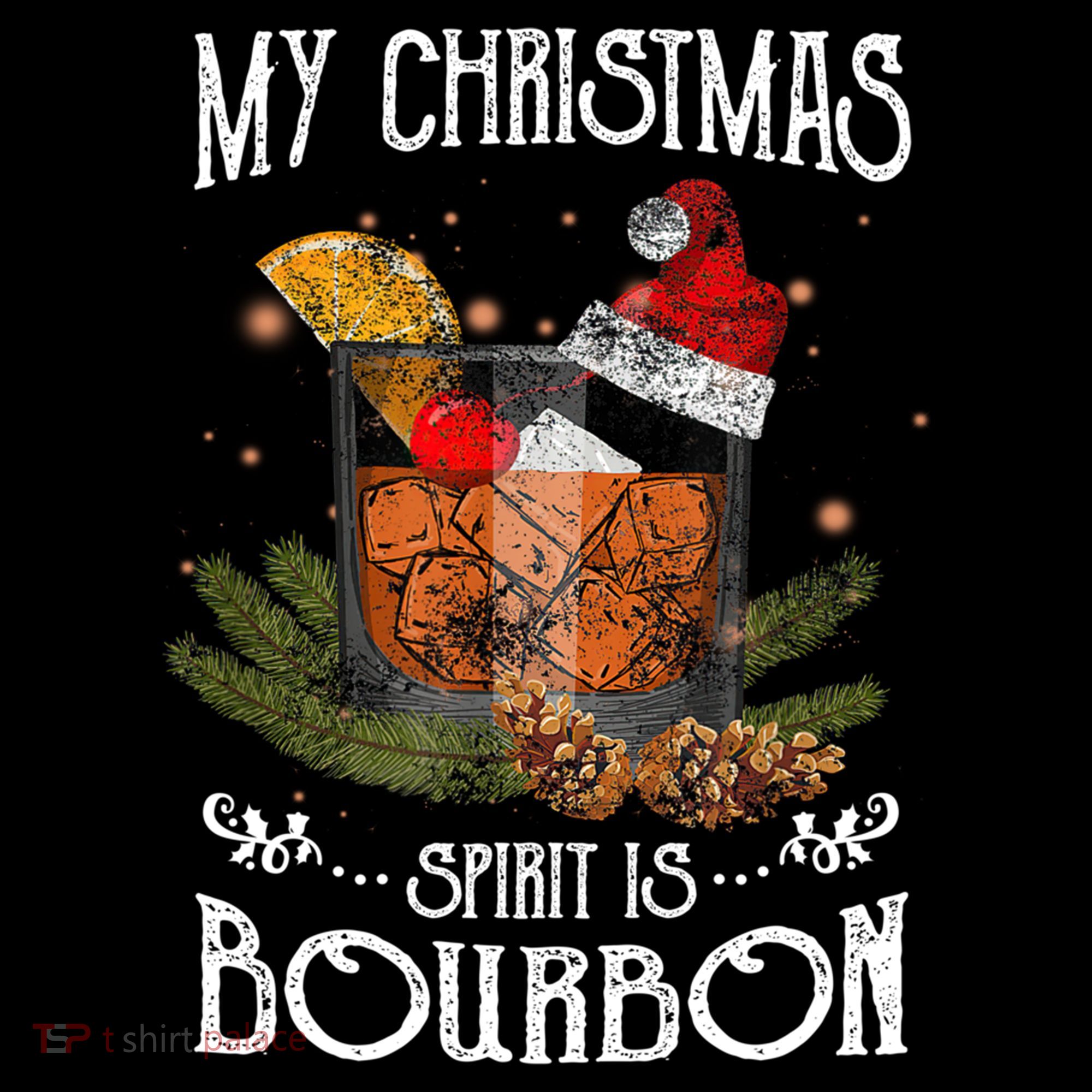 My Christmas Spirit Is Bourbon Christmas Ing Xmas Gift Coffee Mug