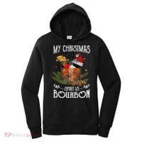 My Christmas Spirit Is Bourbon Christmas Ing Xmas Gift Women's Hoodie thumb 0