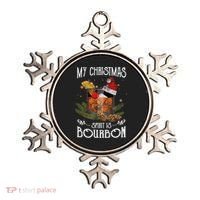 My Christmas Spirit Is Bourbon Christmas Ing Xmas Gift Ornament thumb 0