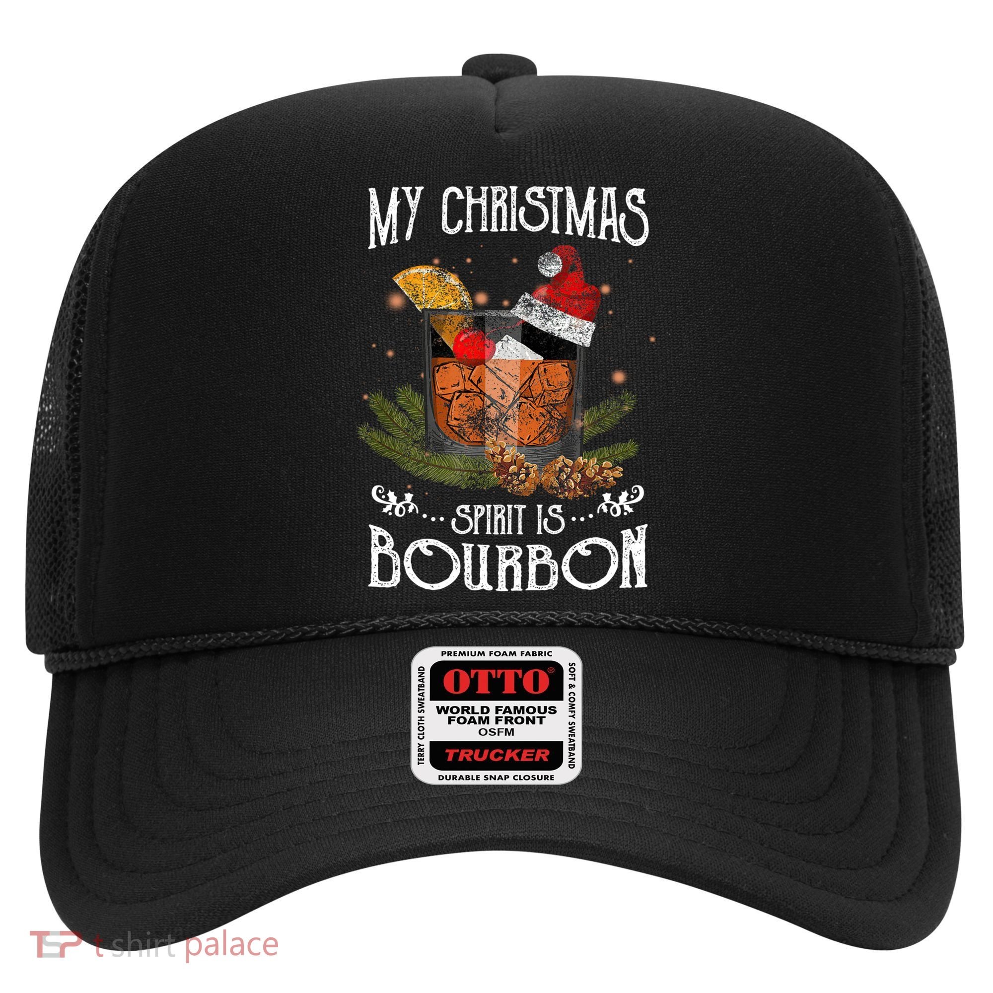 My Christmas Spirit Is Bourbon Christmas Ing Xmas Gift Hat