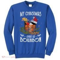 My Christmas Spirit Is Bourbon Christmas Ing Xmas Gift Sweatshirt thumb 0