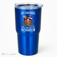 My Christmas Spirit Is Bourbon Christmas Ing Xmas Gift Tumbler thumb 0