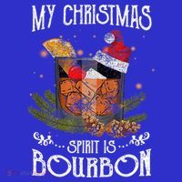 My Christmas Spirit Is Bourbon Christmas Ing Xmas Gift Mousepad thumb 1