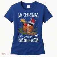 My Christmas Spirit Is Bourbon Christmas Ing Xmas Gift Women's T-Shirt thumb 0