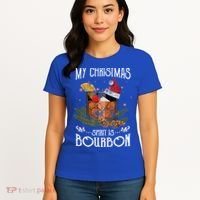 My Christmas Spirit Is Bourbon Christmas Ing Xmas Gift Women's T-Shirt thumb 4