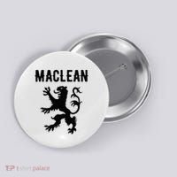 Maclean Clan Scottish Family Name Scotland Heraldry Button thumb 0