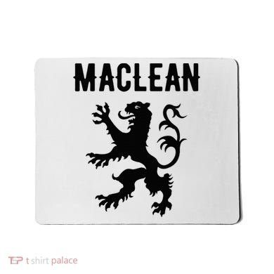Maclean Clan Scottish Family Name Scotland Heraldry Mousepad