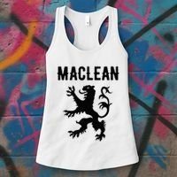 Maclean Clan Scottish Family Name Scotland Heraldry Women's Tank Top thumb 3