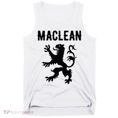 Maclean Clan Scottish Family Name Scotland Heraldry Tank Top