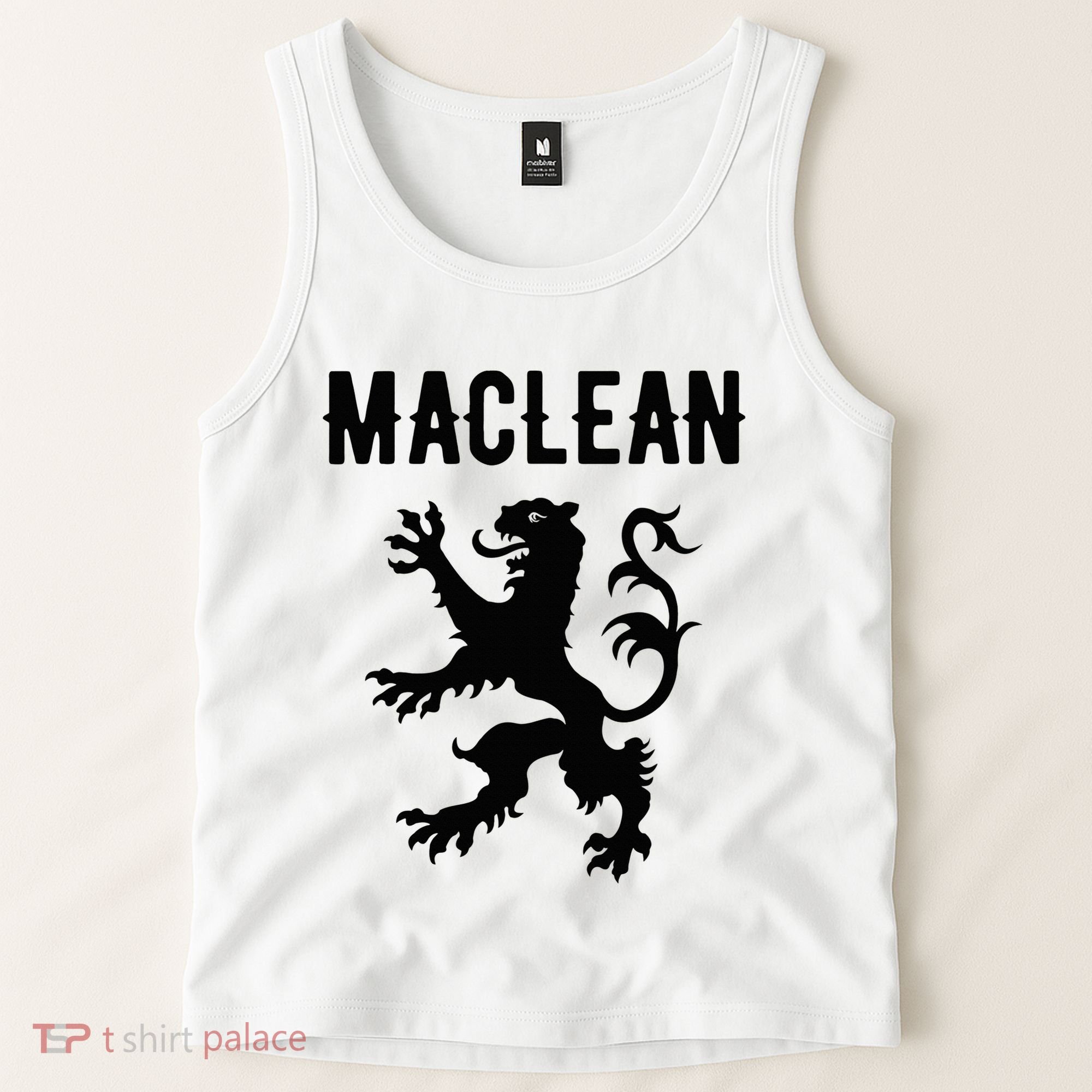 Maclean Clan Scottish Family Name Scotland Heraldry Tank Top