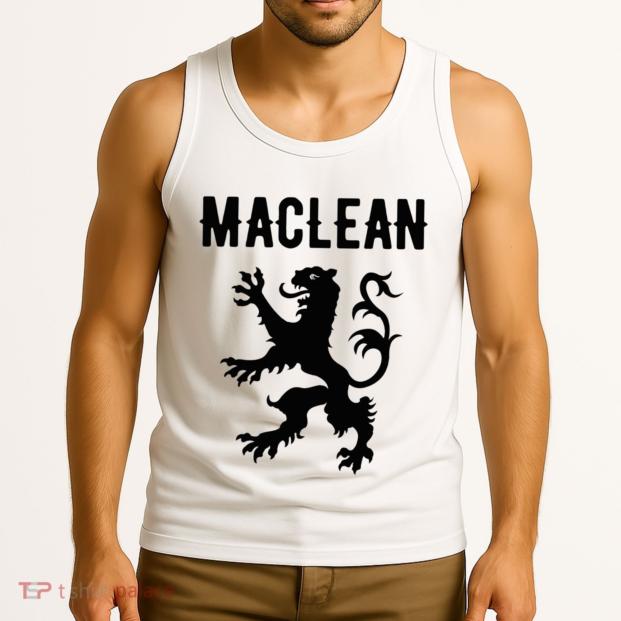Maclean Clan Scottish Family Name Scotland Heraldry Tank Top