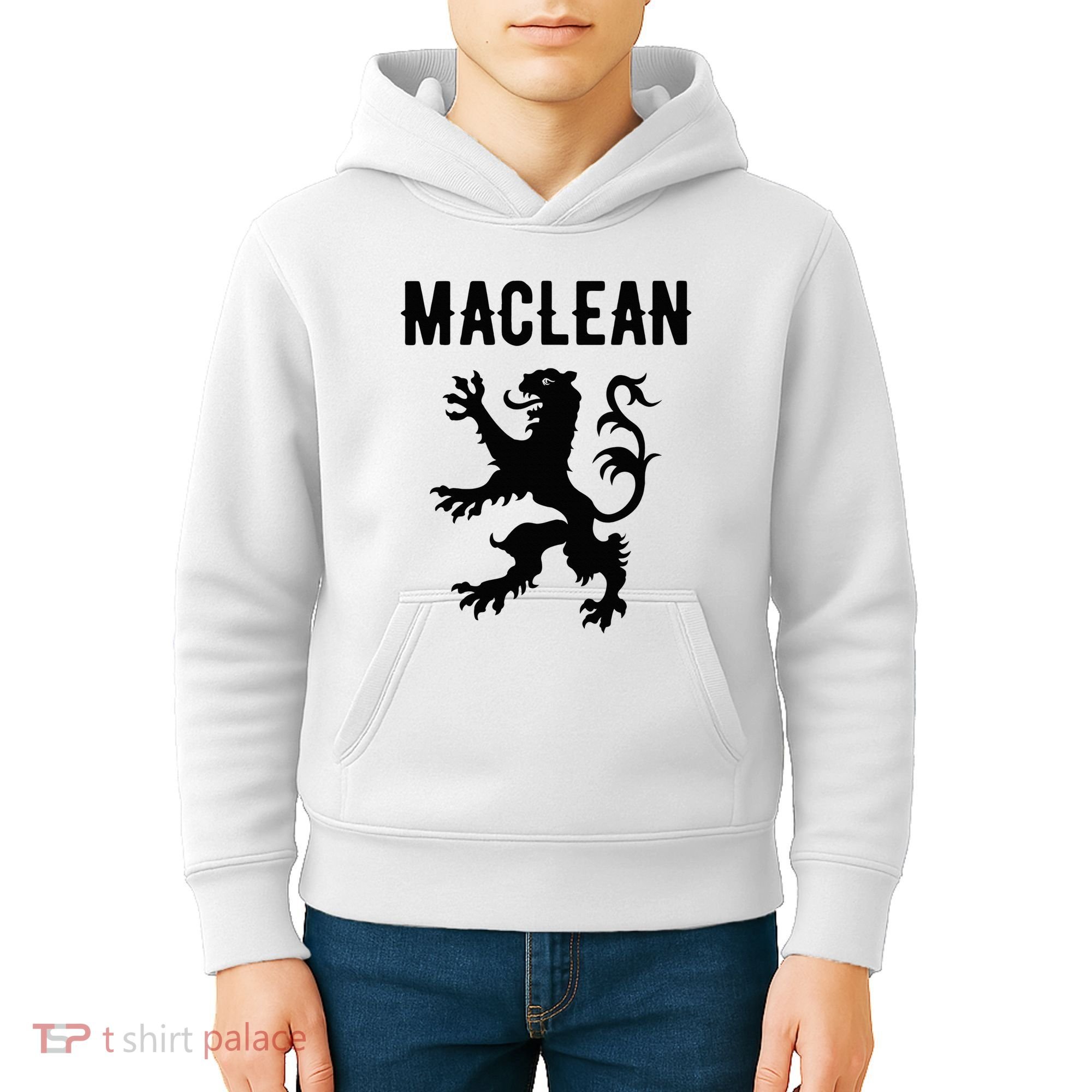 Maclean Clan Scottish Family Name Scotland Heraldry Kids Hoodie