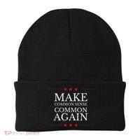 Make Common Sense Common Again Beanie thumb 0