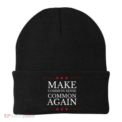 Make Common Sense Common Again Beanie