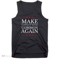 Make Common Sense Common Again Tank Top thumb 0