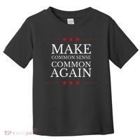 Make Common Sense Common Again Toddler T-Shirt thumb 0