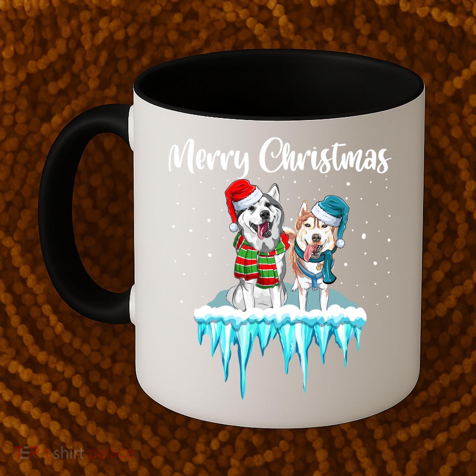 Merry Christmas Siberian Husky Chistmas Season Gift Coffee Mug