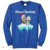 Merry Christmas Siberian Husky Chistmas Season Gift Sweatshirt thumb 0