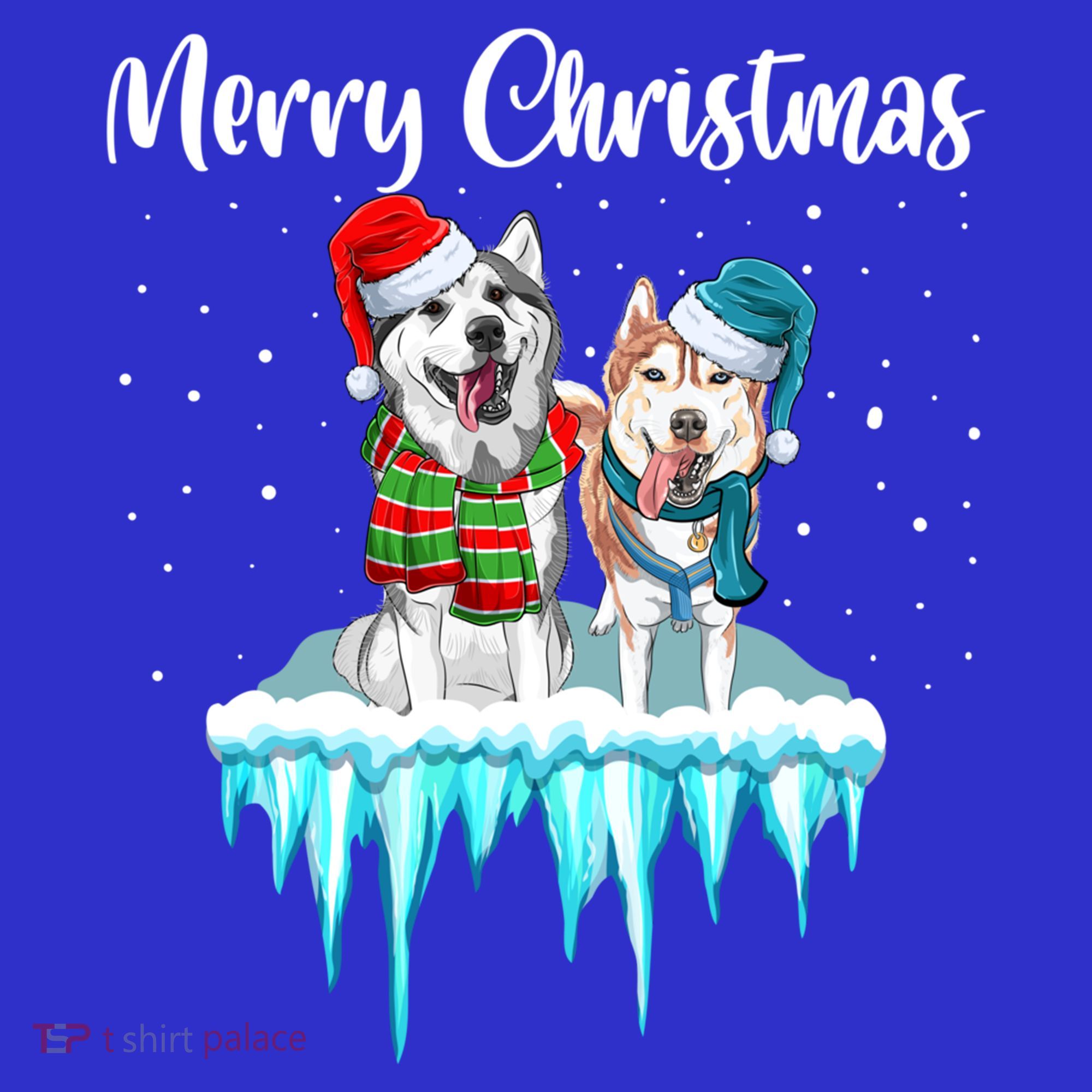 Merry Christmas Siberian Husky Chistmas Season Gift Sweatshirt
