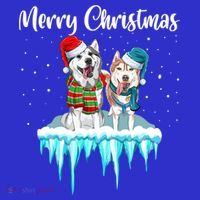 Merry Christmas Siberian Husky Chistmas Season Gift Women's Tank Top thumb 5