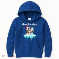 Merry Christmas Siberian Husky Chistmas Season Gift Kids Hoodie thumb 0
