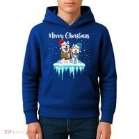 Merry Christmas Siberian Husky Chistmas Season Gift Kids Hoodie thumb 4