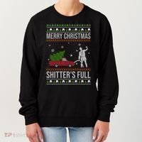 Merry Christmas Shitters Full Funny Ugly Women's Sweatshirt thumb 0