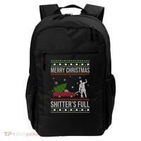 Merry Christmas Shitters Full Funny Ugly Backpack thumb 0