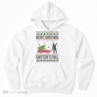 Merry Christmas Shitters Full Funny Ugly Hoodie thumb 0