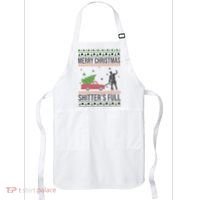 Merry Christmas Shitters Full Funny Ugly Apron thumb 0