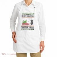 Merry Christmas Shitters Full Funny Ugly Apron thumb 2
