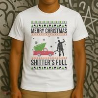 Merry Christmas Shitters Full Funny Ugly T-Shirt thumb 3