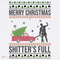 Merry Christmas Shitters Full Funny Ugly Tumbler thumb 3