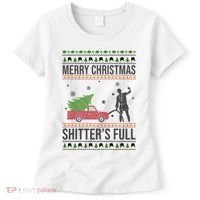 Merry Christmas Shitters Full Funny Ugly Women's T-Shirt thumb 0