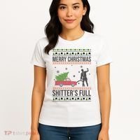Merry Christmas Shitters Full Funny Ugly Women's T-Shirt thumb 4