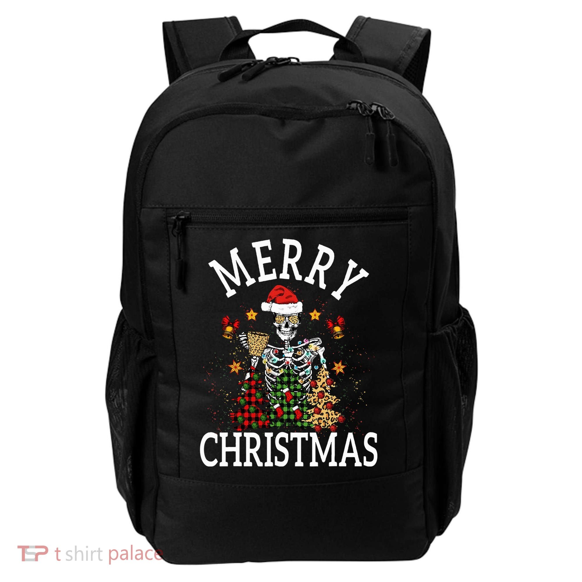 Merry Christmas Skull Skeleton funny  Backpack